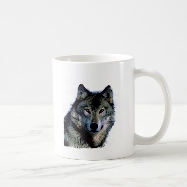 Wolf Coffee Mug (Right)