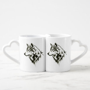 Wolf Coffee Mug Set