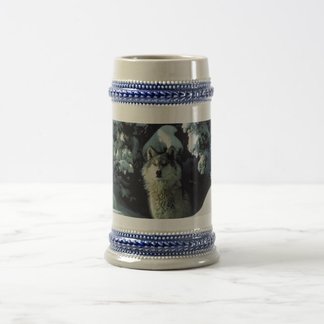 Wolf Coming Out Of The Woods Mug (Center)