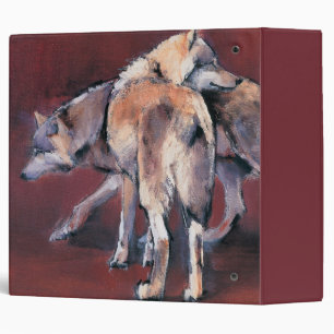 Wolf Composition 2001 3 Ring Binder
