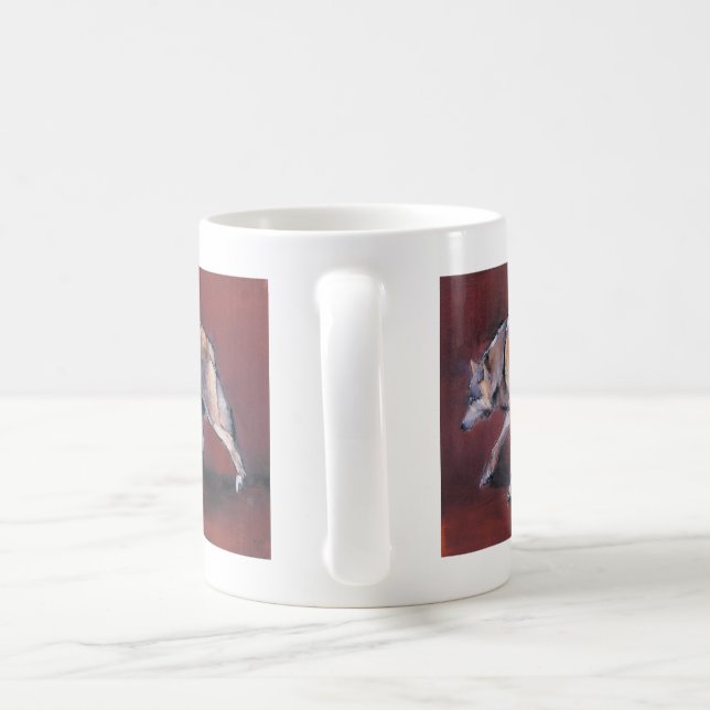 Wolf Composition 2001 Coffee Mug (Handle)
