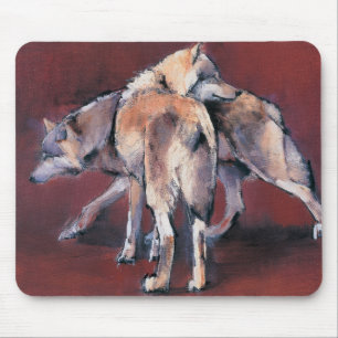 Wolf Composition 2001 Mouse Pad