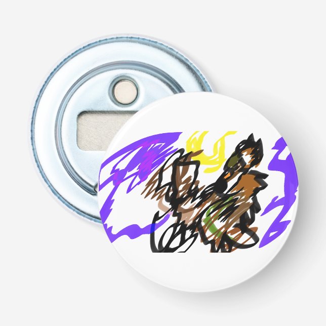 Wolf cool joy bottle opener (Front)