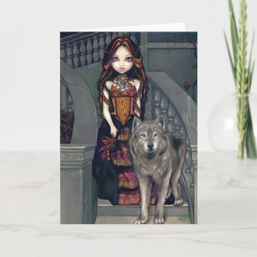 Wolf Countess Greeting Card