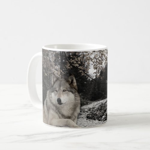 Wolf Creek Brook Forest Landscape Coffee Mug