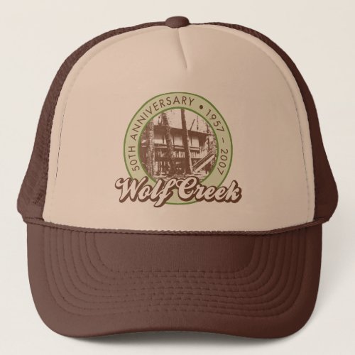 Wolf Creek Brown Trucker Hat