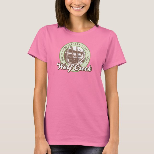 Wolf Creek Ladies Green Tee (Front)