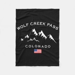 Wolf Creek P Colorado Rocky Mountains Ski Resort S Fleece Blanket