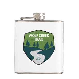 Wolf Creek Trail Dayton Ohio Flask