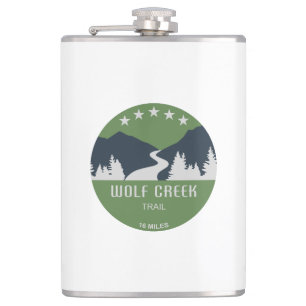 Wolf Creek Trail Dayton Ohio Flask