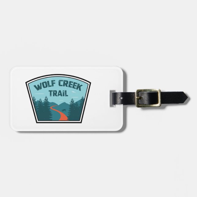 Wolf Creek Trail Dayton Ohio Luggage Tag (Front Horizontal)