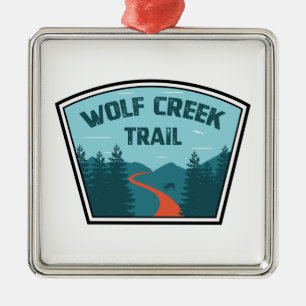 Wolf Creek Trail Dayton Ohio Metal Ornament