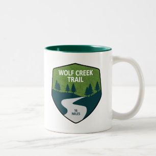 Wolf Creek Trail Dayton Ohio Two-Tone Coffee Mug