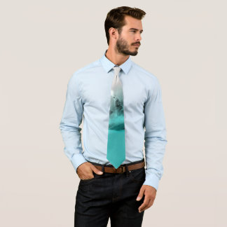 Wolf Cries in Winter Teal Neck Tie
