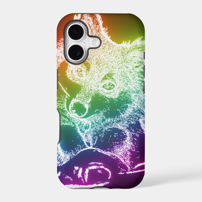 Wolf Cub Iphone Case (Back)