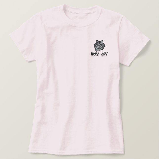 WOLF CUT EMBROIDERED SHIRT (Design Front)