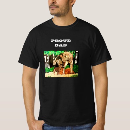 WOLF DAD AND CUB T_Shirt