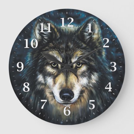 Wolf Decorative Wall Clock