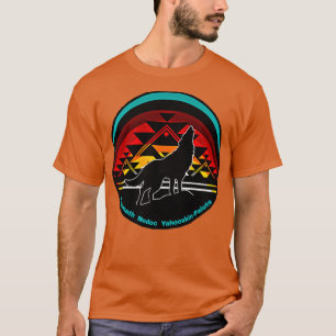 Wolf Design Klamath Tribes T-Shirt