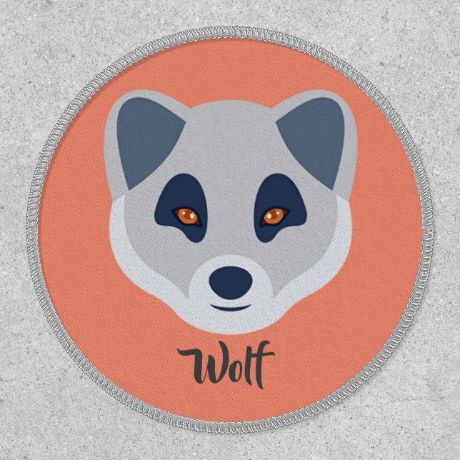 Wolf Design Patch (Front)