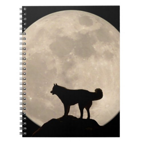 Wolf Dog Notebook Siberian Husky Journal Book