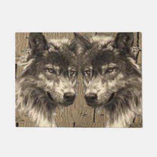 Wolf Doormat