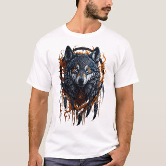 Wolf Dream Catcher T-Shirt