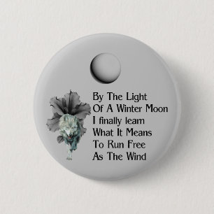 Wolf Dreams Button
