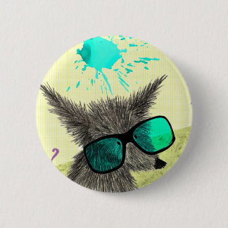 "Wolf Dude" Pinback Button