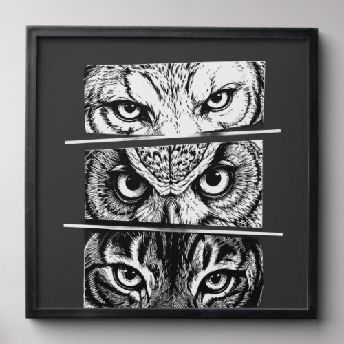 Wolf Eagle Tiger Trinity Peel And Stick Photo Tile