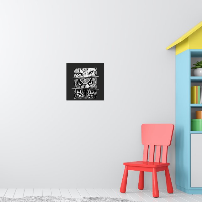 Wolf Eagle Tiger Trinity Poster (Nursery 1)