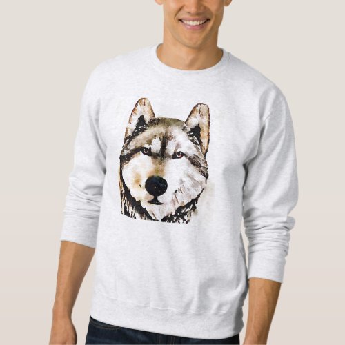 Wolf Earth Tones Sweatshirt