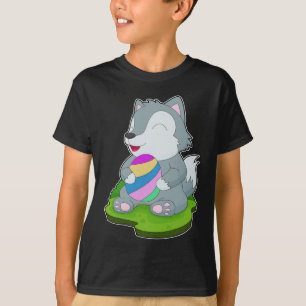 Wolf Easter Easter egg T-Shirt
