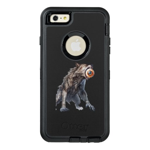 wolf eats halloween eye OtterBox defender iPhone case