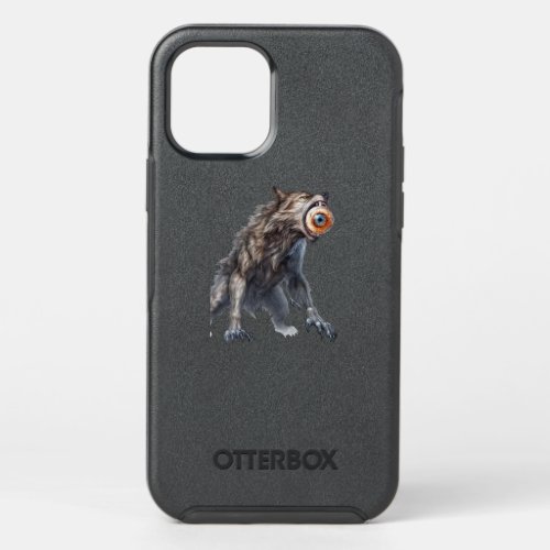 wolf eats halloween eye OtterBox symmetry iPhone 12 case