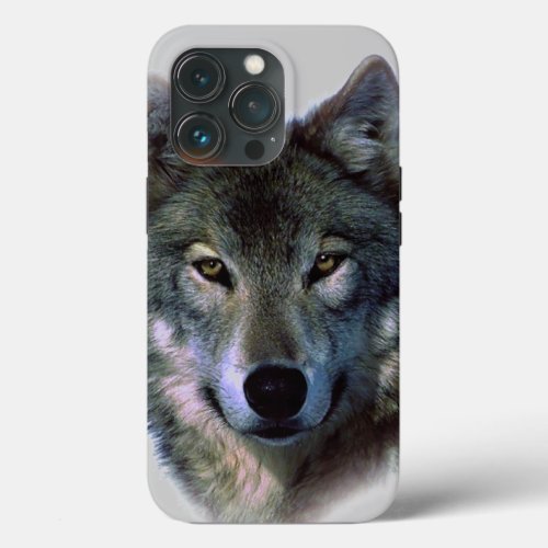 Wolf Eyes Artwork iPhone 13 Pro Case