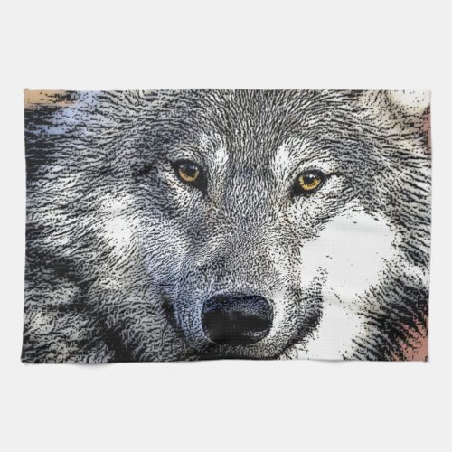 Wolf Eyes Artwork Towel