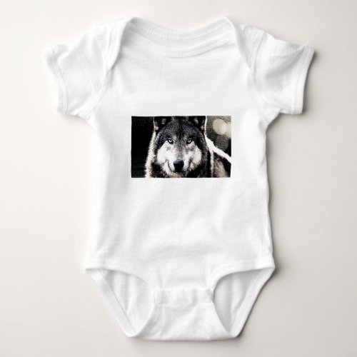 Wolf Eyes Baby Bodysuit