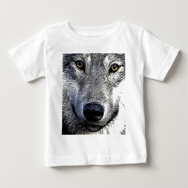 Wolf Eyes Baby T-Shirt (Front)