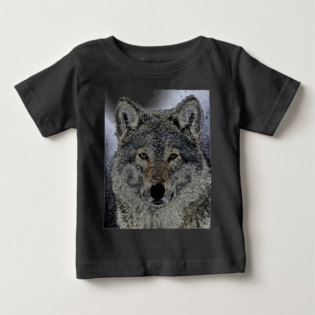 Wolf Eyes Baby T-Shirt (Front)