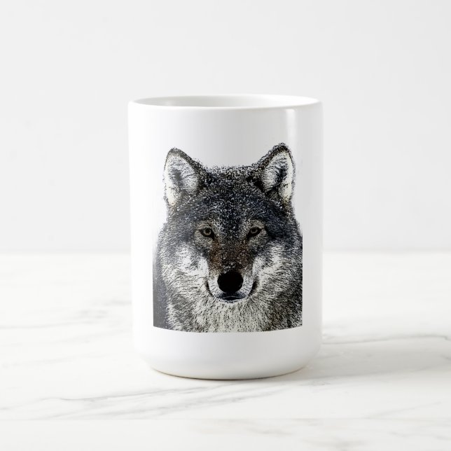 Wolf Eyes Coffee Mug (Center)