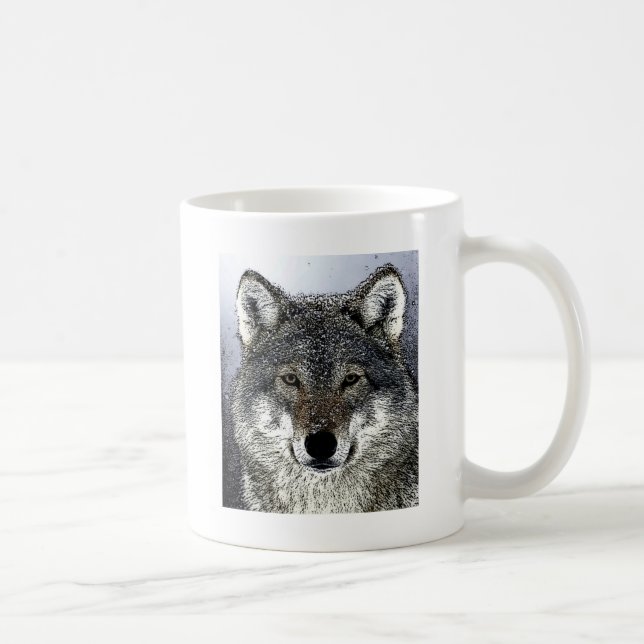 Wolf Eyes Coffee Mug (Right)