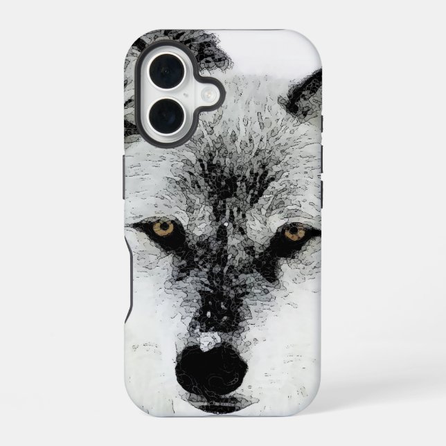 Wolf Eyes Iphone Case (Back)