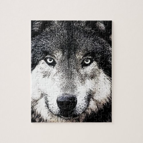 Wolf Eyes Jigsaw Puzzle