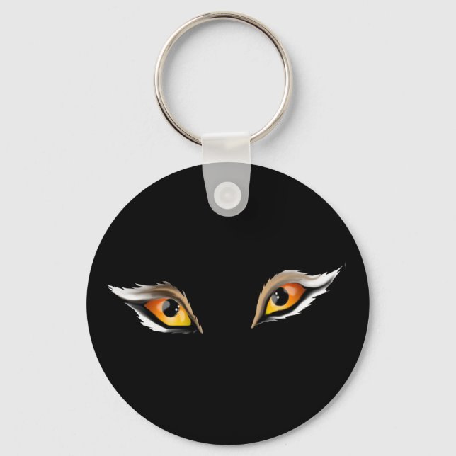 Wolf Eyes Keychain (Front)