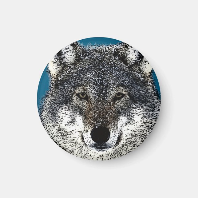 Wolf Eyes Magnet (Front)