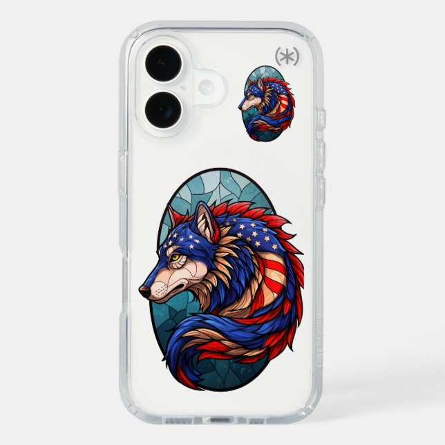Wolf Eyes Phone Cover - Bold & Striking Design (Front)