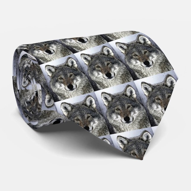 Wolf Eyes Tie (Rolled)