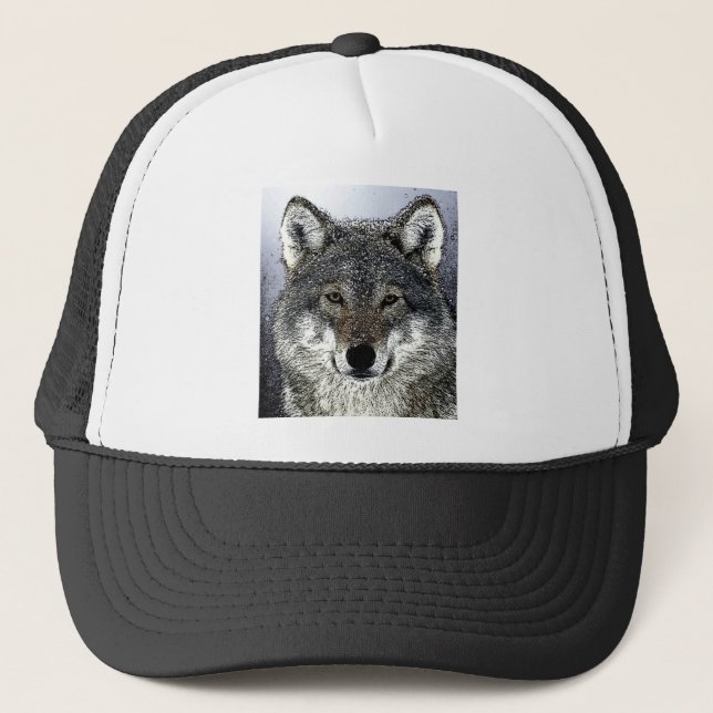 Wolf Eyes Trucker Hat (Front)