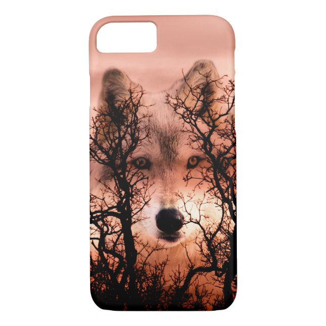 Wolf face Case-Mate iPhone case (Back)
